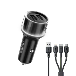 Car Charger oraimo OCC-1152D+X93 - Black