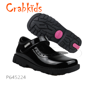 Crabkids-Girls-Classic-Strap-Black-School-Shoe
