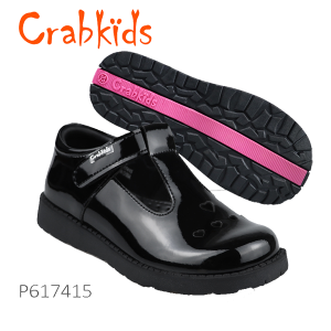 Crabkids-Girls-Shinny-Strap-School-Shoe